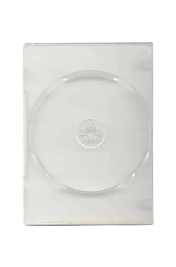 Case DVD Single Sided 14 mm White -  (PACK OF 100)