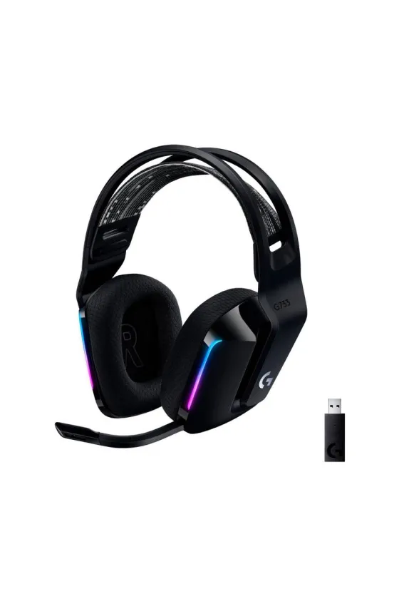 Logitech Lightspeed Wireless RGB Gaming Headset G733 - Black