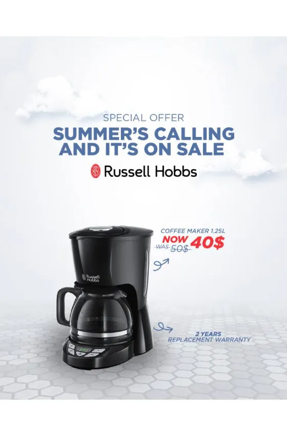 Russell Hobbs Coffee Maker 1.25L