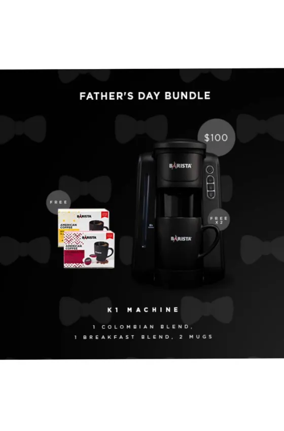 Barista Father's Day K1 Machine Bundle