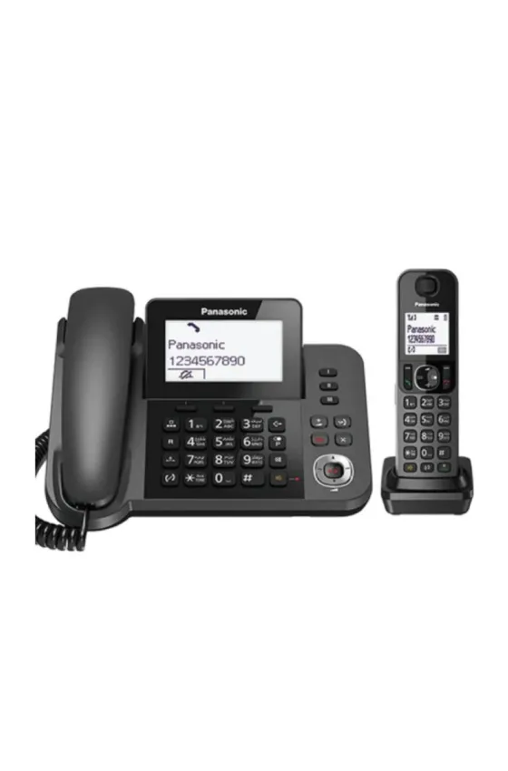 Panasonic Cordless And Corded Phone With Answering Machine