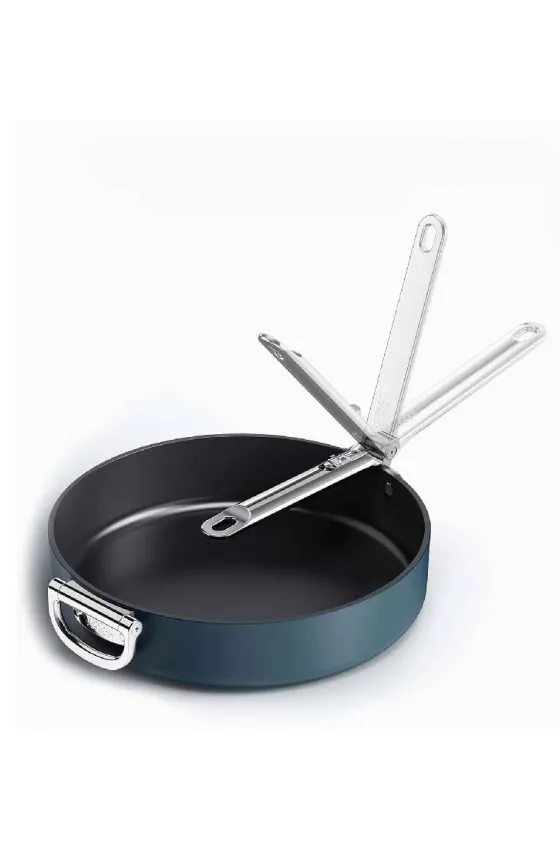 Joseph Joseph Space Folding Handle Ceramic Non-stick 30cm Blue Frying Pan